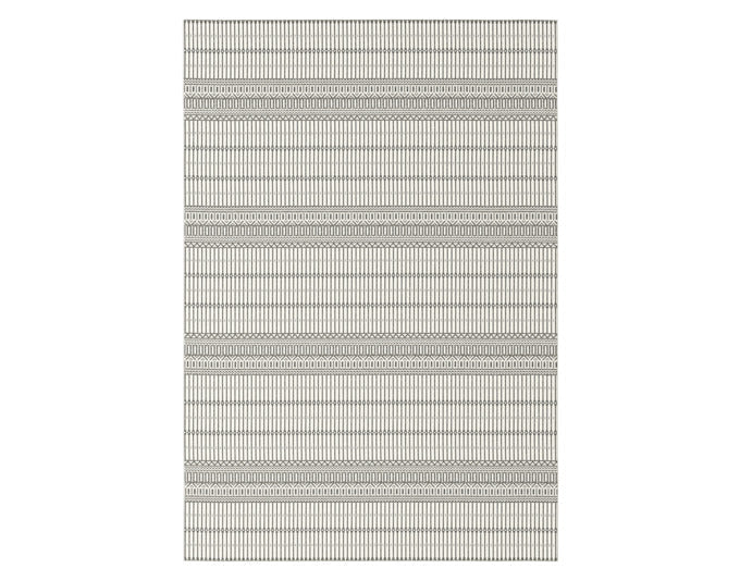 LAFUMA Aussenteppich Melya Polypropylen ténéré schwarz 200x290 cm in  präsentiert im Onlineshop von KAQTU Design AG. Outdoor-Teppich ist von LAFUMA