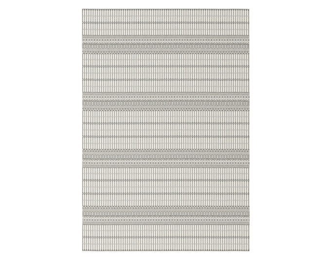 LAFUMA Aussenteppich Melya Polypropylen ténéré schwarz 200x290 cm