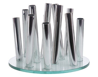 PHILIPPI Vase Bouquet Glas/Aluminium ø 24 cm