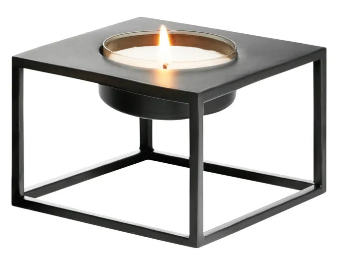 PHILIPPI Teelichthalter Solero M Metall 10x10x8 cm schwarz in  präsentiert im Onlineshop von KAQTU Design AG. Laterne ist von PHILIPPI
