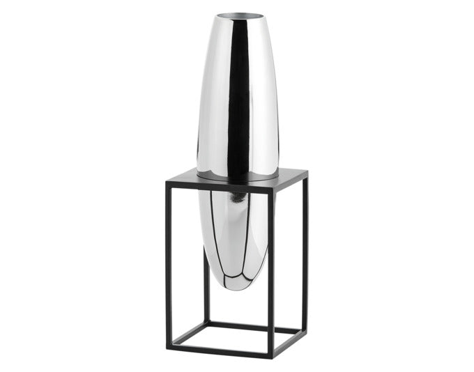<tc>PHILIPPI</tc> Vase Solero in the Stand S Metall 10x10x30 cm