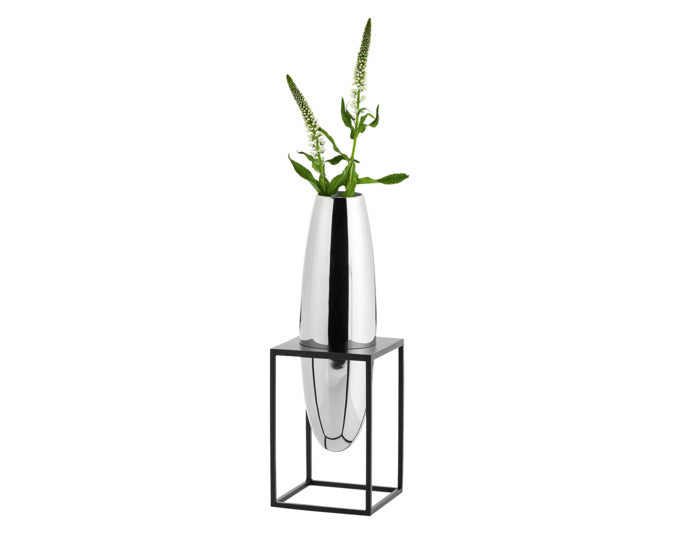 <tc>PHILIPPI</tc> Vase Solero in the Stand S Metall 10x10x30 cm