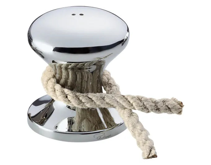 PHILIPPI Salzstreuer Hamburger mit Tau Metall 4x4x5 cm silber in  präsentiert im Onlineshop von KAQTU Design AG. Salz & Pfeffer ist von PHILIPPI