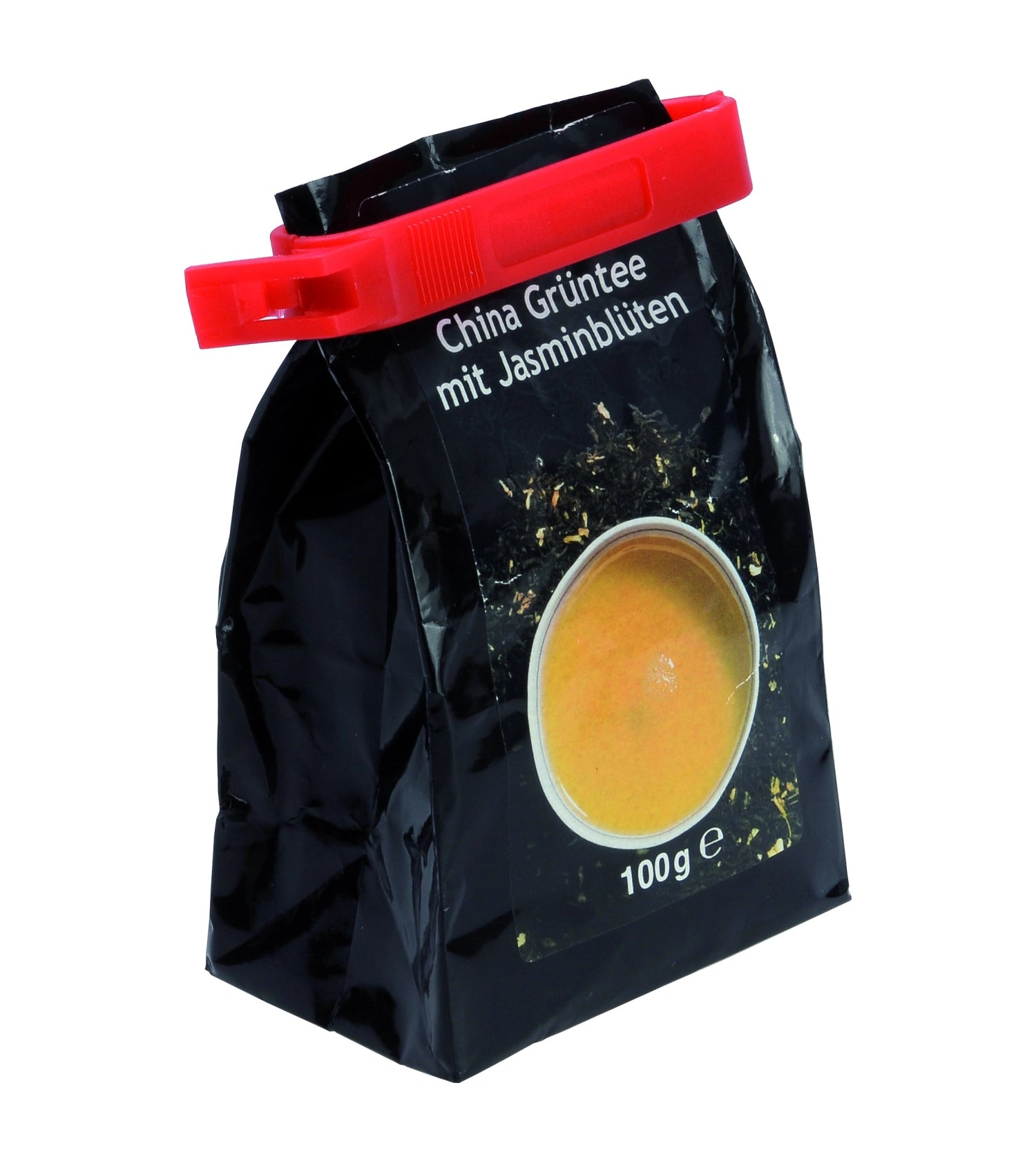 10 Stk. Beutel Clips in drei Grössen, 2x blau, 6x rot, 2x ge