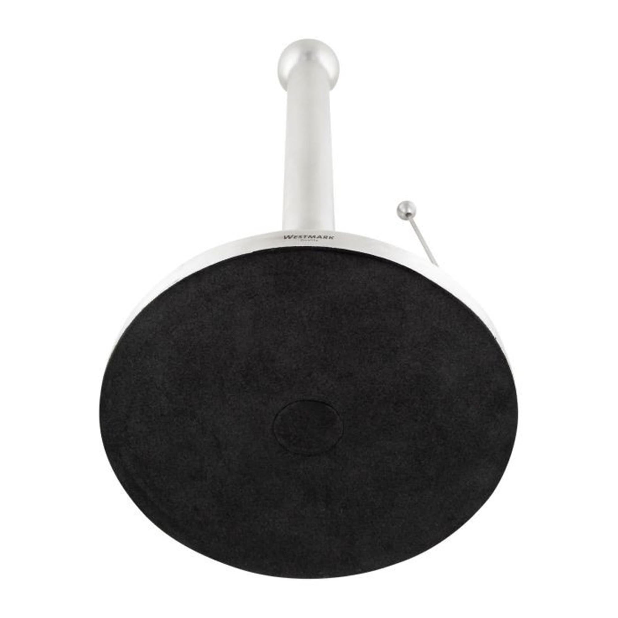 Moderner Küchenrollenhalter aus Edelstahl von Westmark, stilvoll und praktisch, ideal für jede Küche, sorgt für Ordnung und einfachen Zugriff auf Küchenrollen.