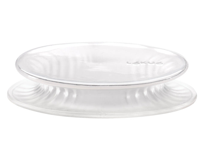 LÉKUÉ Abdeckhaube Silikon 2 Stück ø 8.5 cm transparent in  präsentiert im Onlineshop von KAQTU Design AG. Topf ist von LEKUE