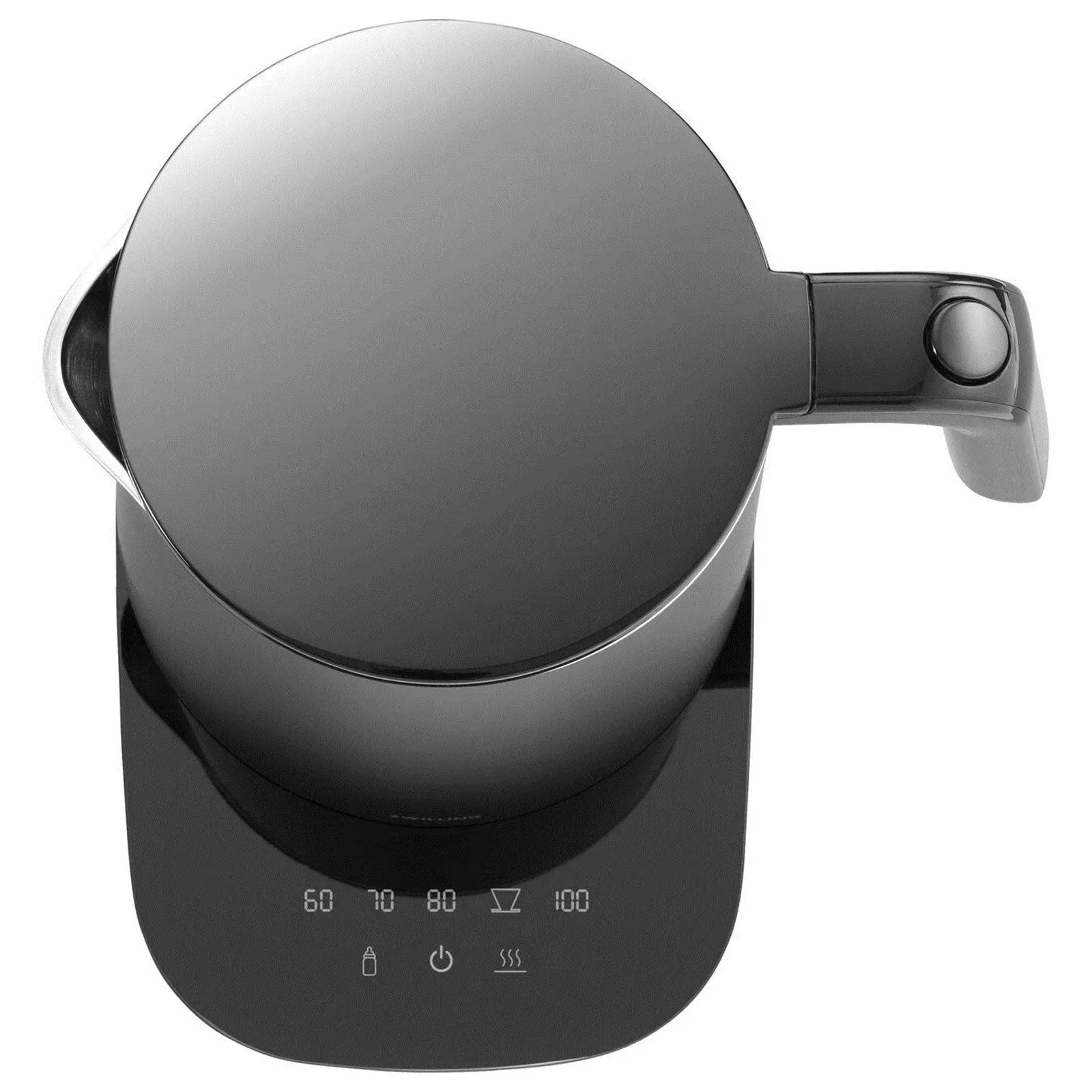 Zwilling Enfinigy: Stilvoller 1.5l Wasserkocher in edlem Schwarz.