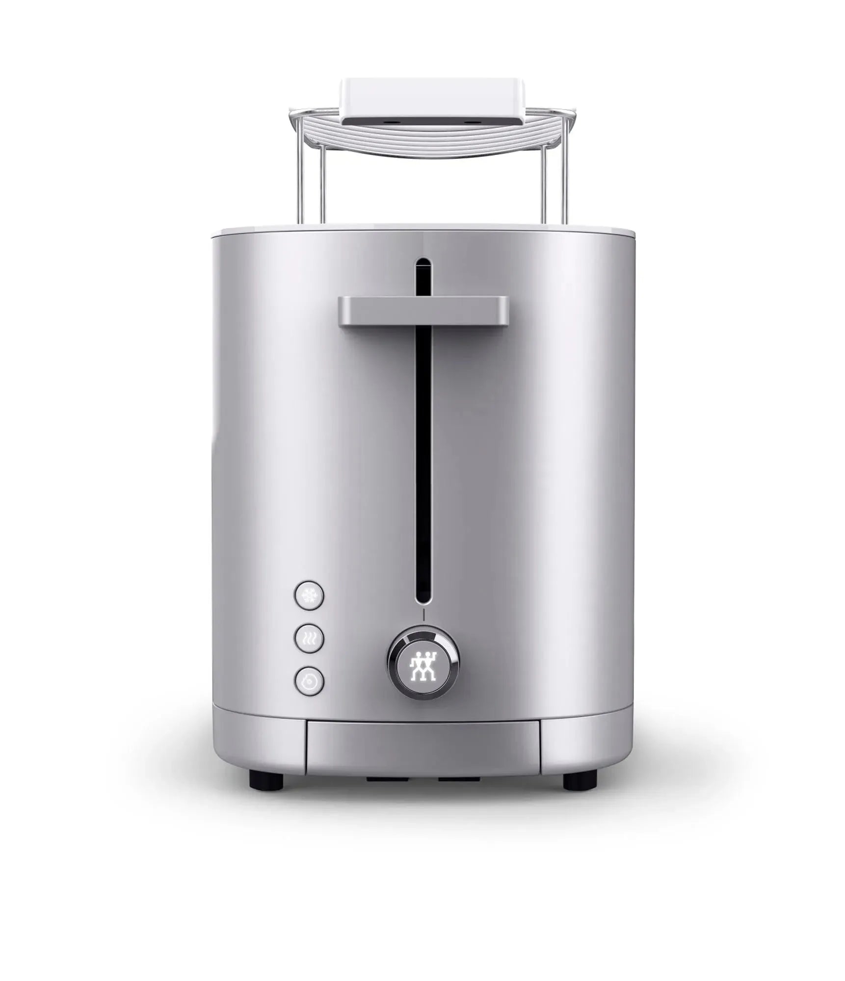 Enfinigy Toaster 2 mit Brötchenaufsatz silber - KAQTU Design