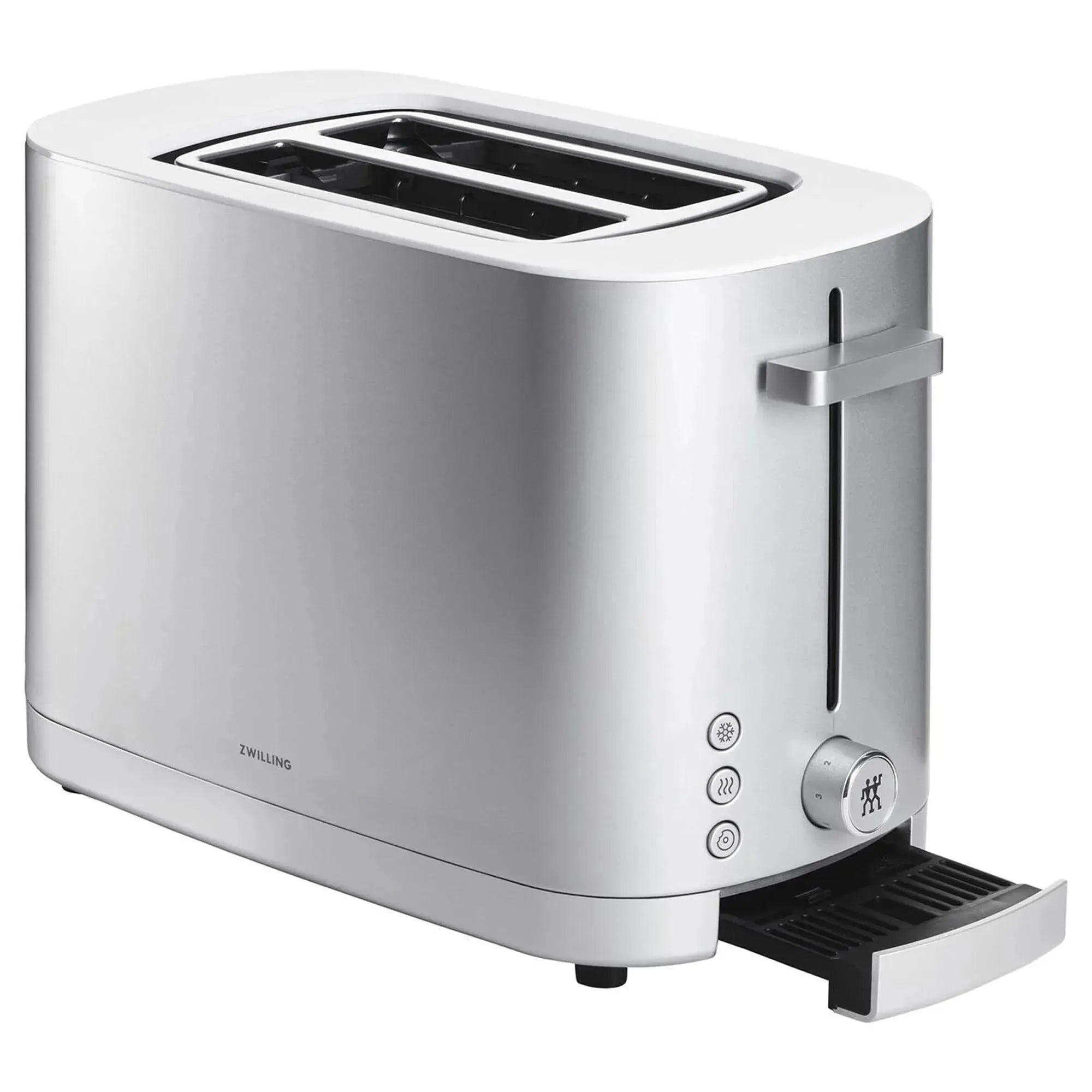 Enfinigy Toaster 2 ohne Brötchenaufsatz silber - KAQTU Design