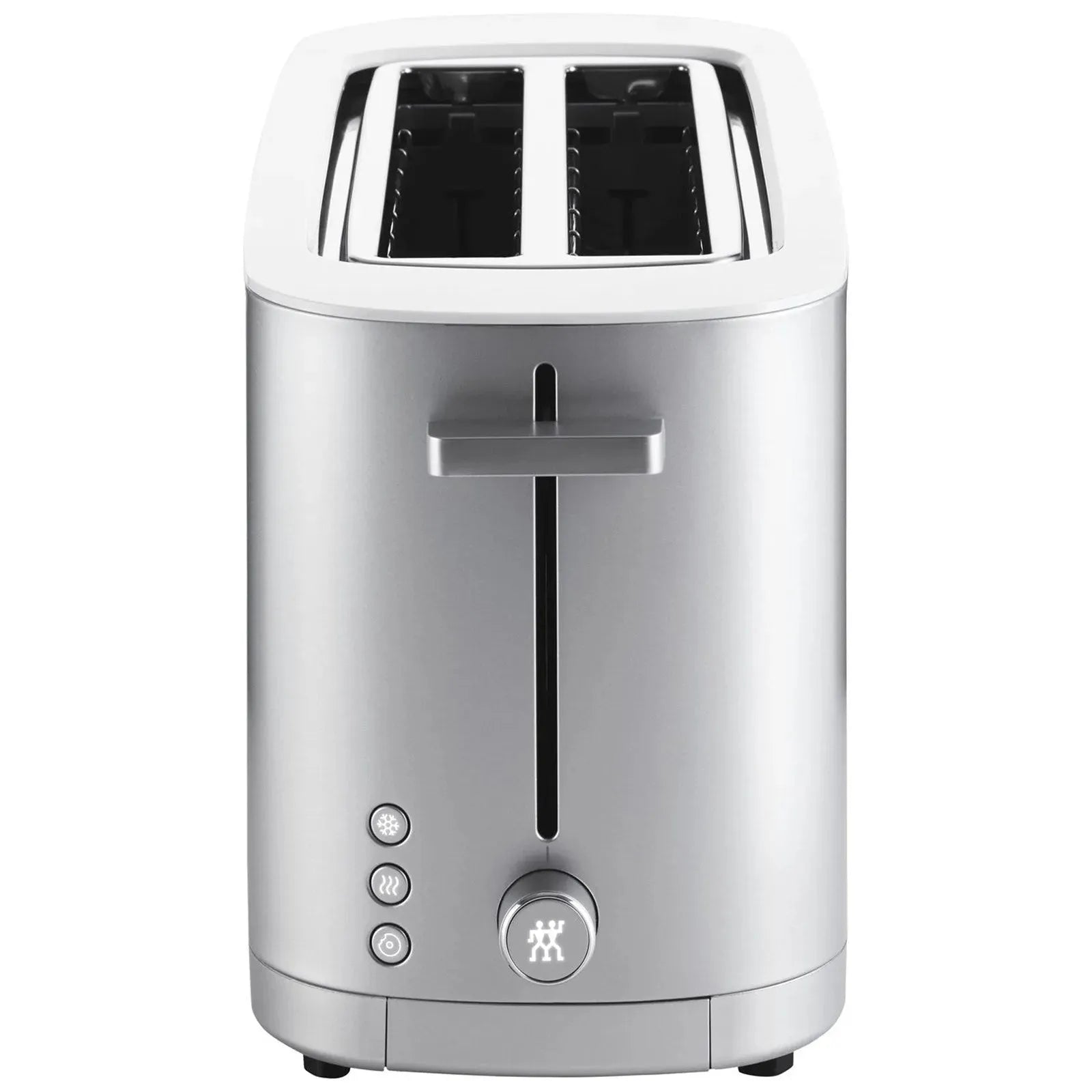 Zwilling Enfinigy Toaster 2x4: Eleganz trifft Funktionalität in Silber.