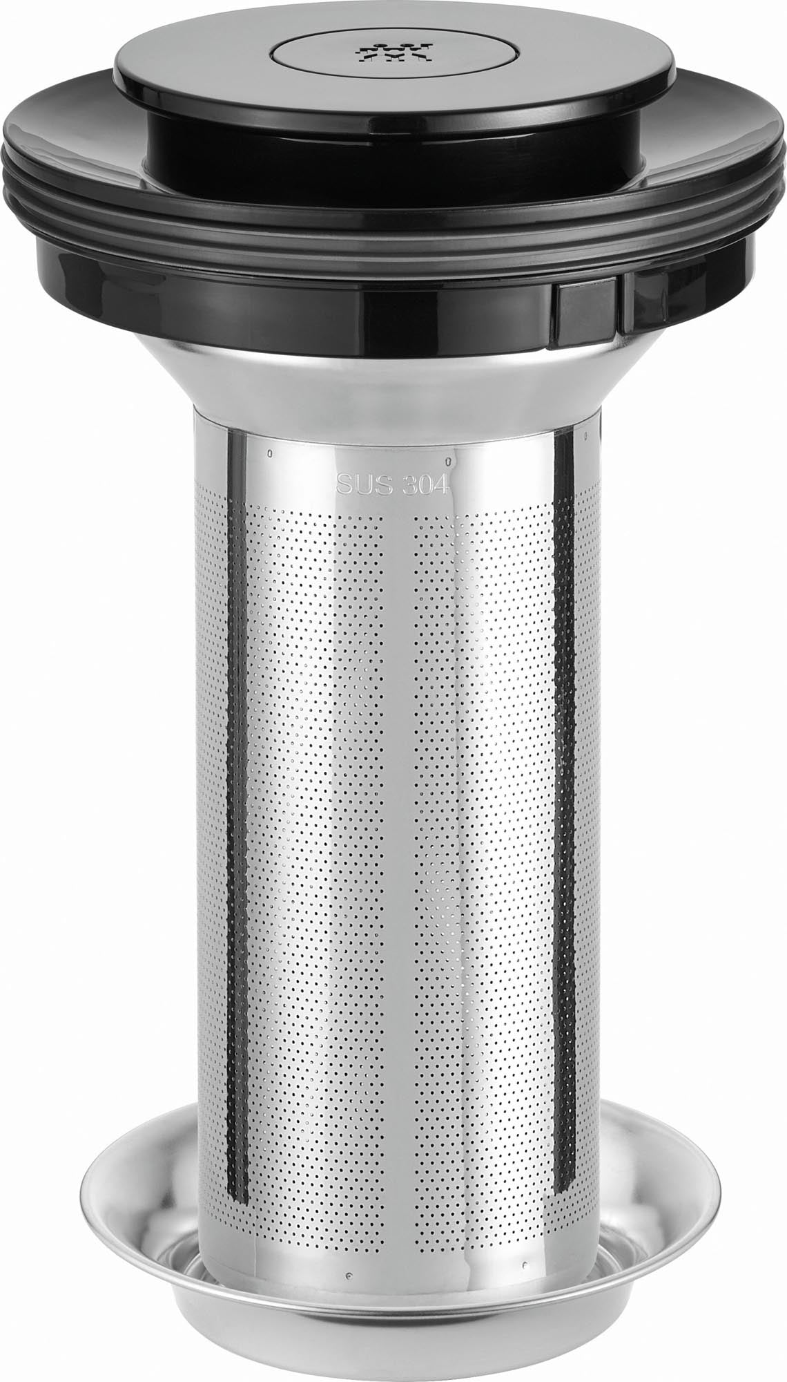 Zwilling Enfinigy Glas-Wasserkocher 1.7l, modernes Design in Schwarz.