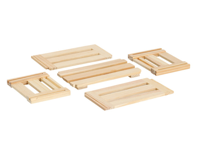 Praktische Allzweckkiste aus Kiefernholz, 30x20x15 cm, ideal für Aufbewahrung und Organisation, von ZELLER PRESENT.