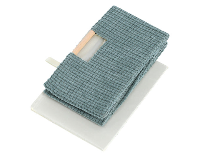 Praktischer Aufbewahrungskorb in Salbeigrün mit Holzgriffen, 27x19x10 cm, ideal für stilvolle Organisation von ZELLER PRESENT.