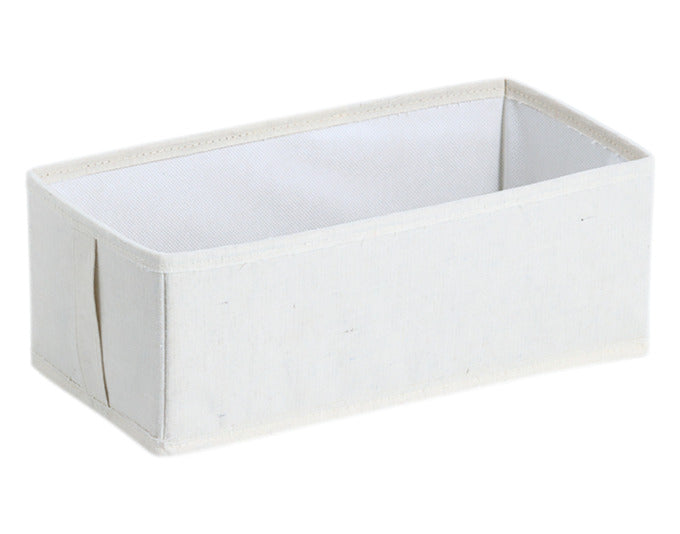 ZELLER Aufbewahrungsbox Polyester/Vlies beige 30x30x11 cm in  präsentiert im Onlineshop von KAQTU Design AG. Aufbewahrungsbehälter ist von ZELLER PRESENT