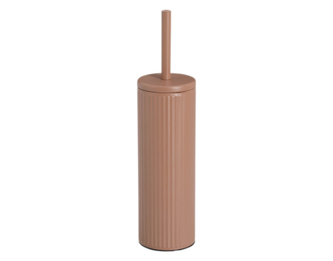 ZELLER WC-Bürstengarnitur Metall grau ø 9.7x40 cm in  präsentiert im Onlineshop von KAQTU Design AG. Badzubehör ist von ZELLER PRESENT