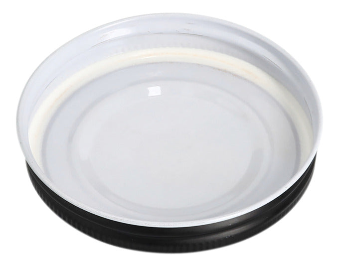 Elegantes Vorratsglas von ZELLER mit schwarzem Metalldeckel, 950 ml Fassungsvermögen, ideal für stilvolle Aufbewahrung in der Küche.