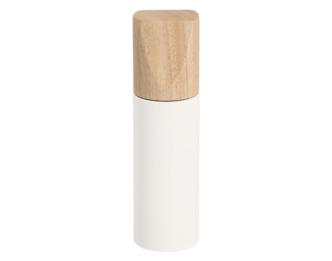 ZELLER Salz- und Pfeffermühle Gummibaum weiss ø 5x18.2 cm in  präsentiert im Onlineshop von KAQTU Design AG. Salz & Pfeffer ist von ZELLER PRESENT