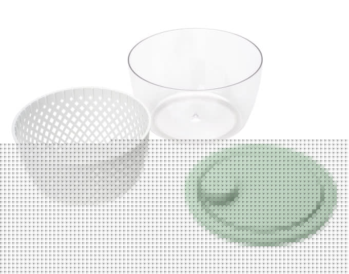 Die BRABANTIA Salatschleuder Tasty+ in Jadegrün ist ein praktisches Küchenutensil für frische und knackige Salate.