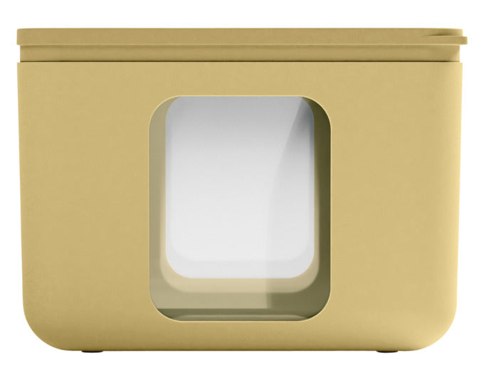 BLIM PLUS Vorratsdose Quadro M citrus 16.6x16.6x12 cm PEEK BOX Collection in  präsentiert im Onlineshop von KAQTU Design AG. Aufbewahrungsbehälter ist von BLIMPLUS
