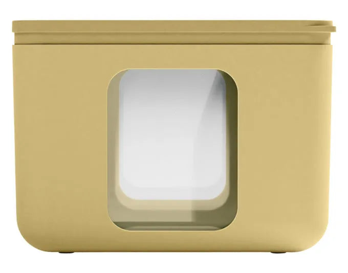 BLIM PLUS Vorratsdose Quadro XS citrus 10x10x7.8 cm PEEK BOX Collection in  präsentiert im Onlineshop von KAQTU Design AG. Aufbewahrungsbehälter ist von BLIMPLUS