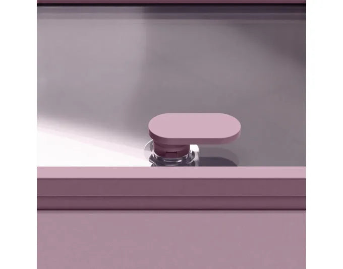Praktische BLIM PLUS Vorratsdose Quadro XS in Mauve, 10x10x7.8 cm, ideal für die Aufbewahrung, stilvoll und funktional.