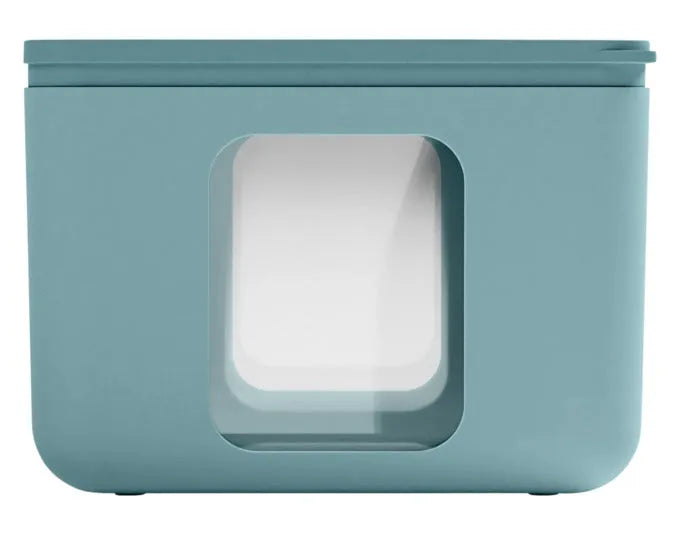 BLIM PLUS Vorratsdose Quadro XS teal 10x10x7.8 cm PEEK BOX Collection in  präsentiert im Onlineshop von KAQTU Design AG. Aufbewahrungsbehälter ist von BLIMPLUS