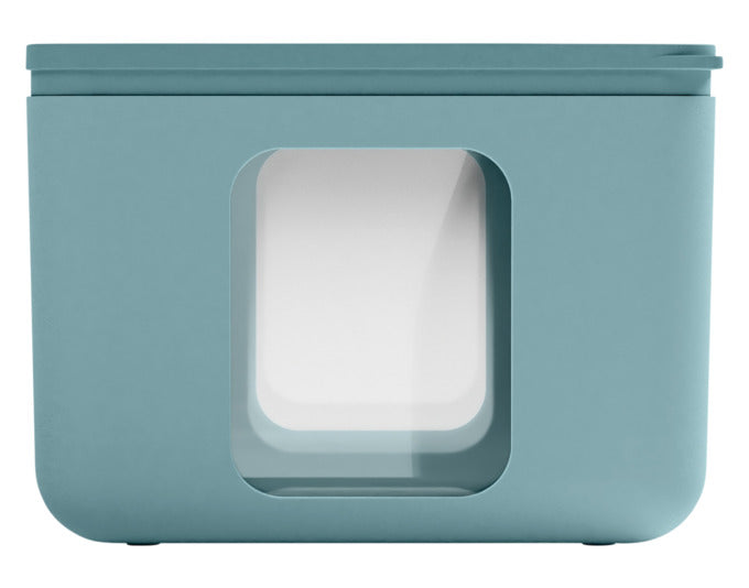 BLIM PLUS Vorratsdose Quadro XS teal 10x10x7.8 cm PEEK BOX Collection in  präsentiert im Onlineshop von KAQTU Design AG. Aufbewahrungsbehälter ist von BLIMPLUS