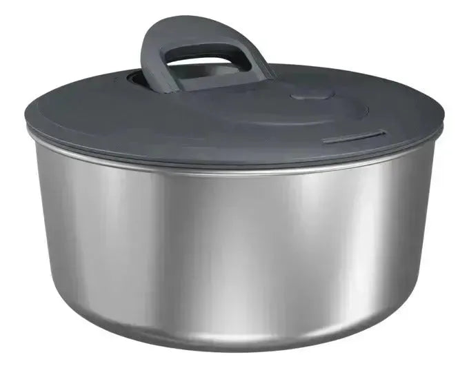 ZYLISS Salatschleuder Easy Spin Edelstahl S ø 22 cm in  präsentiert im Onlineshop von KAQTU Design AG. Salatzubehör ist von ZYLISS