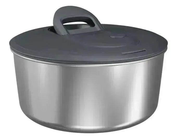 ZYLISS Salatschleuder Easy Spin Edelstahl S ø 22 cm in  präsentiert im Onlineshop von KAQTU Design AG. Salatzubehör ist von ZYLISS