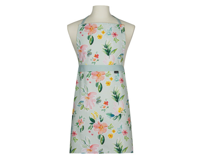 LADELLE Küchenschürze Chelsea mint Blumenprint 68x78 cm in  präsentiert im Onlineshop von KAQTU Design AG. Küchenhelfer ist von LADELLE