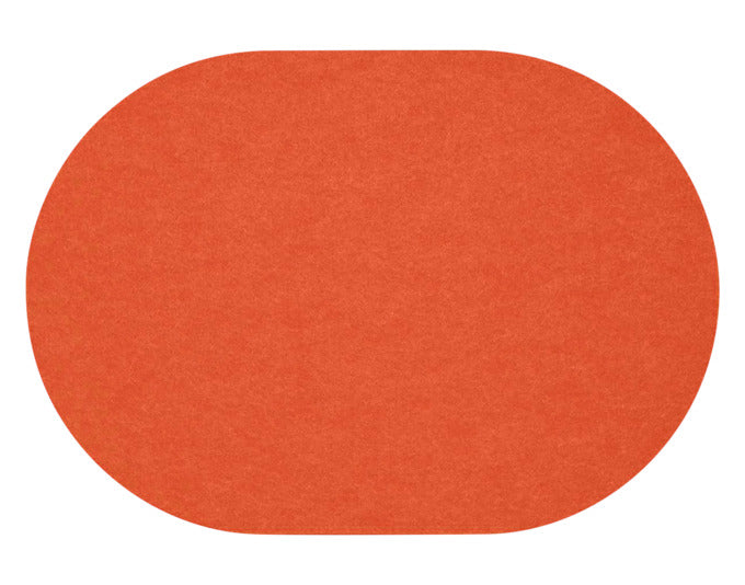 DAFF Tischset Fiberixx 34x42 cm oval orange in  präsentiert im Onlineshop von KAQTU Design AG. Tischset ist von DAFF