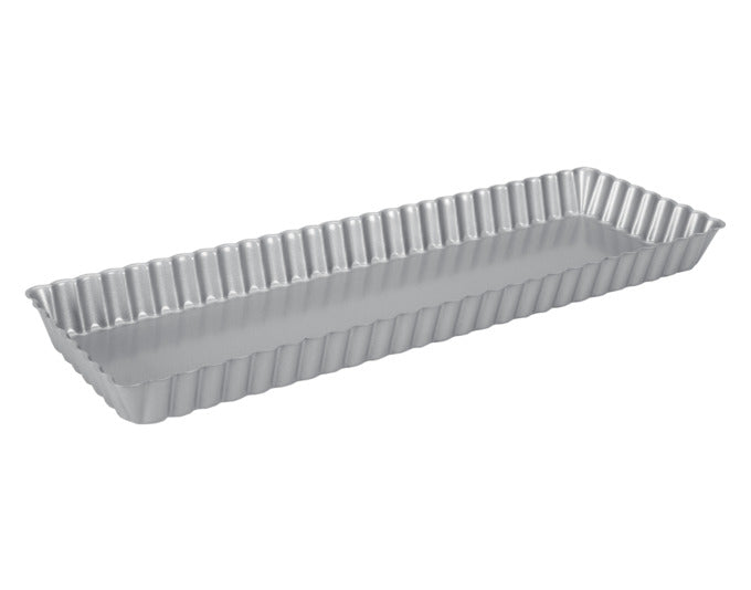 STÄDTER Tarteform mit Hebeboden 35.5x11.5x2.5 cm silber We love Baking in  präsentiert im Onlineshop von KAQTU Design AG. Küchenhelfer ist von STÄDTER