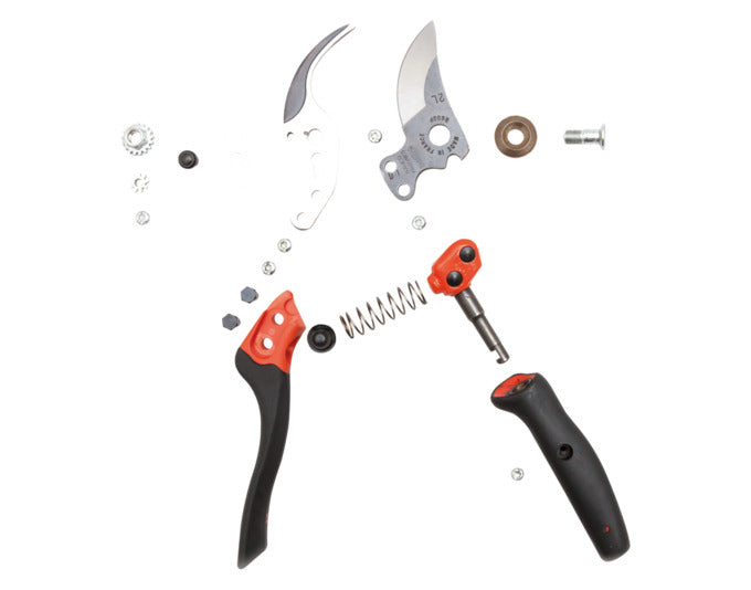 BAHCO PXR-S2 Ergo Rebschere mit Rollgriff, ergonomisch, für kleine Hände, Schneidkapazität bis 20 mm, ideal für präzises Schneiden.