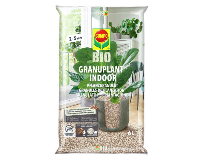COMPO Pflanzgranulat Bio Granuplant Indoor 6 l in  präsentiert im Onlineshop von KAQTU Design AG. Gartenpflege ist von COMPO