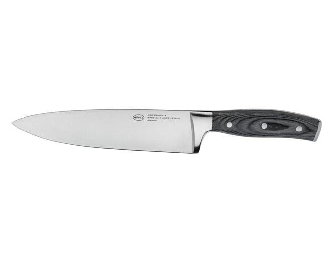 RÖSLE Kochmesser Wolfgrey mit Griff Pakka 20 cm L 33.9 cm in  präsentiert im Onlineshop von KAQTU Design AG. Küchenmesser ist von RÖSLE