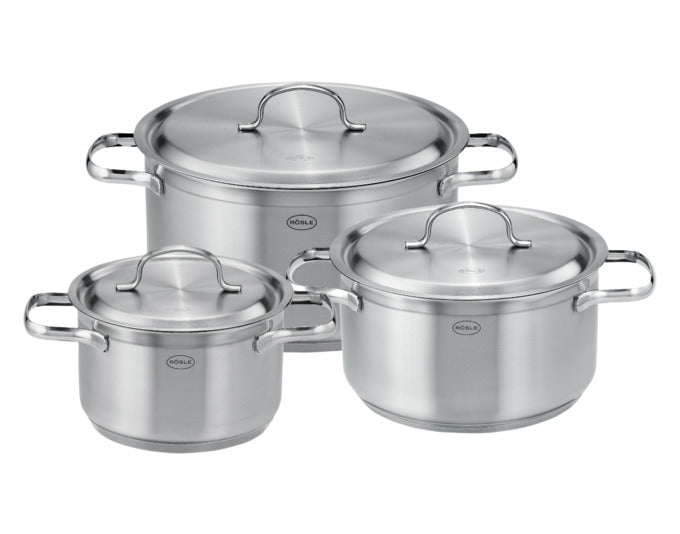 RÖSLE Topf-Set Pureelements 3-teilig ø 16/20/24 cm in  präsentiert im Onlineshop von KAQTU Design AG. Topf ist von RÖSLE