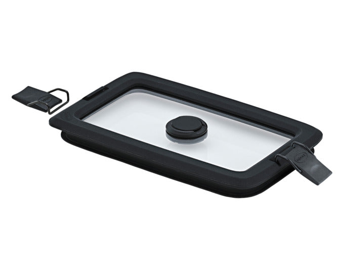 RÖSLE Vakuumdeckel Flexx 2Go eckig mit Clips 0.6 l in  präsentiert im Onlineshop von KAQTU Design AG. Topf ist von RÖSLE
