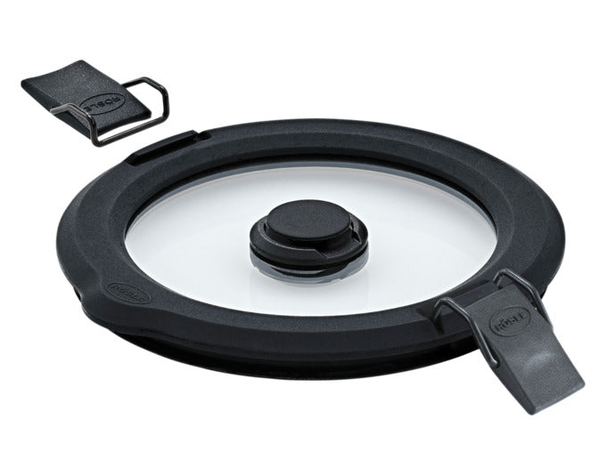 RÖSLE Vakuumdeckel Flexx 2Go rund mit Clips 0.4 l in  präsentiert im Onlineshop von KAQTU Design AG. Topf ist von RÖSLE