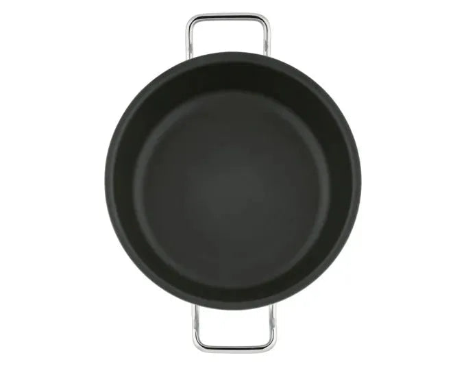 Die SPRING Servierpfanne Brigade Ultimate XL (ø 28 cm) bietet exzellente Wärmeleitung und ist ideal für vielseitiges Kochen.