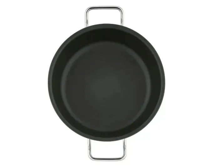 Die SPRING Servierpfanne Brigade Ultimate XL (ø 28 cm) bietet exzellente Wärmeleitung und ist ideal für vielseitiges Kochen.