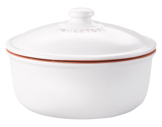 RÖMERTOPF Brotbacktopf rund 2.0 l ø 23x14.5 cm weiss in  präsentiert im Onlineshop von KAQTU Design AG. Backform / Backblech ist von RÖMERTOPF