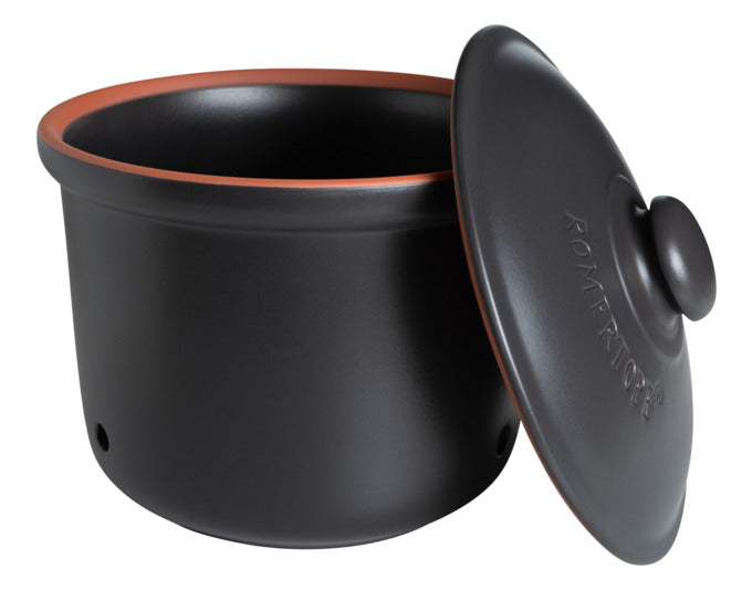 RÖMERTOPF Frischetopf Maxi Plus, 5.5 l, schwarz, ideal für frische Aufbewahrung, ø 26x25 cm, hochwertig und funktional.