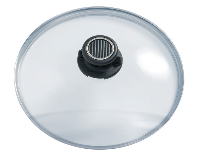 GASTROLUX Glasdeckel Deluxe mit Edelstahlring ø 24 cm in  präsentiert im Onlineshop von KAQTU Design AG. Topf ist von GASTROLUX