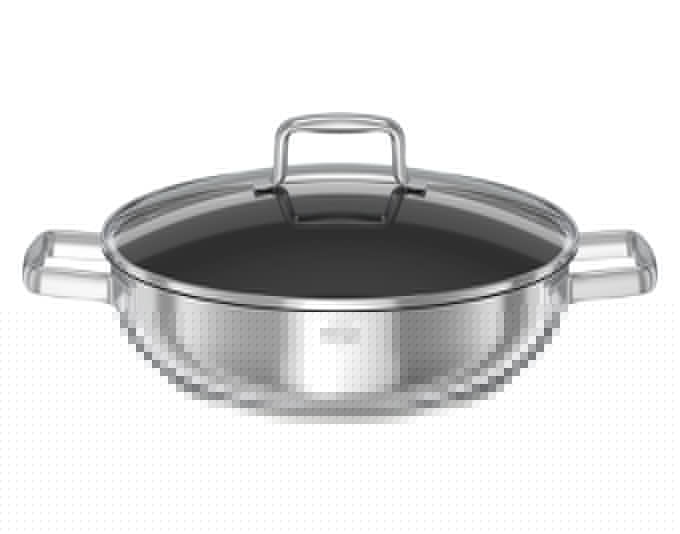 RÖSLE Servierpfanne Moments ø 28 cm PTFE Pro Plex in  präsentiert im Onlineshop von KAQTU Design AG. Topf ist von RÖSLE