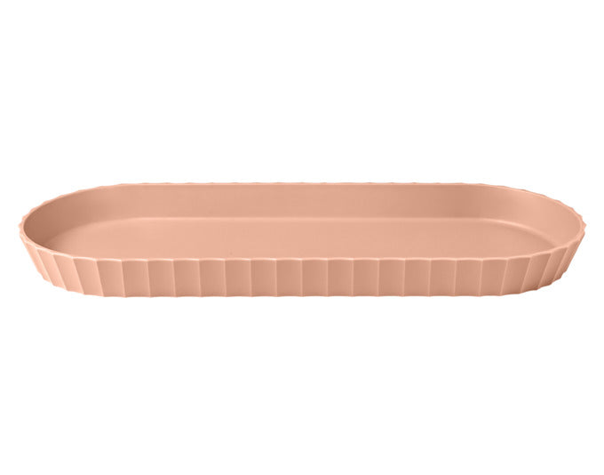 BLIM PLUS Tablett Minerva Gr. M 37.5x15 cm pink sand in  präsentiert im Onlineshop von KAQTU Design AG. Tablett ist von BLIMPLUS
