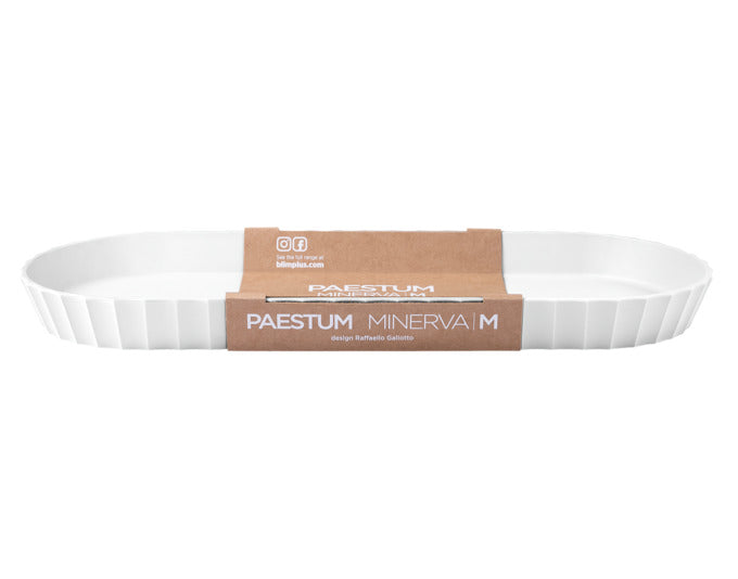 Entdecken Sie das elegante BLIM PLUS Tablett Minerva Gr. M in arctic white (37.5x15 cm) – ideal für stilvolles Servieren und nachhaltigen Genuss.