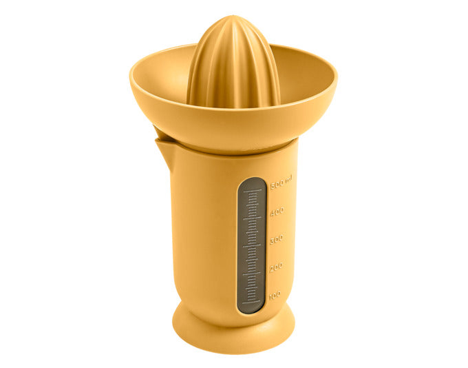 BLIM PLUS Zitruspresse Ufo 0.50 l 2-teilig gelb in  präsentiert im Onlineshop von KAQTU Design AG. Küchenhelfer ist von BLIMPLUS