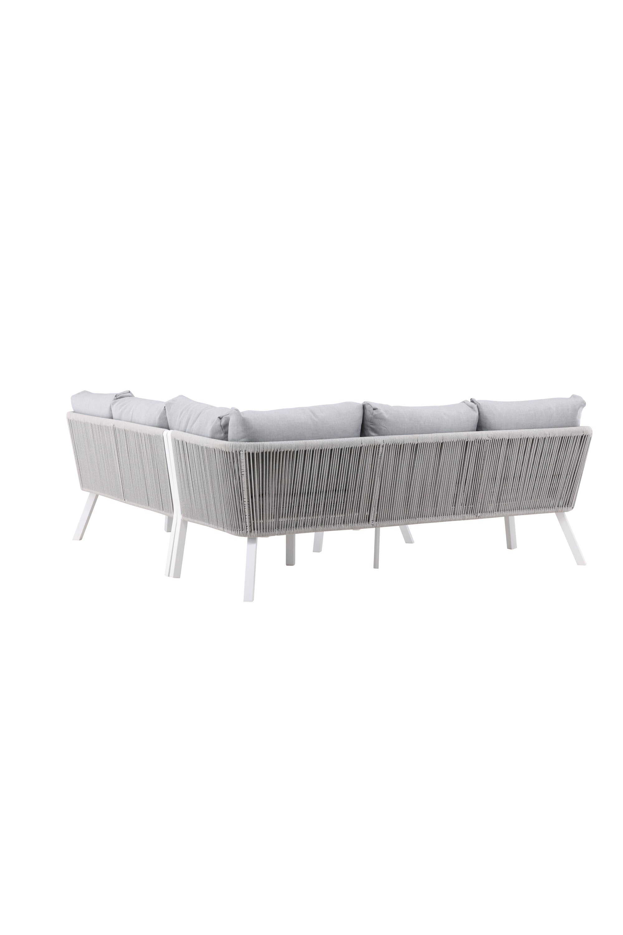 Virya Ecksofa Outdoorset 90cm in Grau / Hellgrau präsentiert im Onlineshop von KAQTU Design AG. Loungeset ist von Venture Home