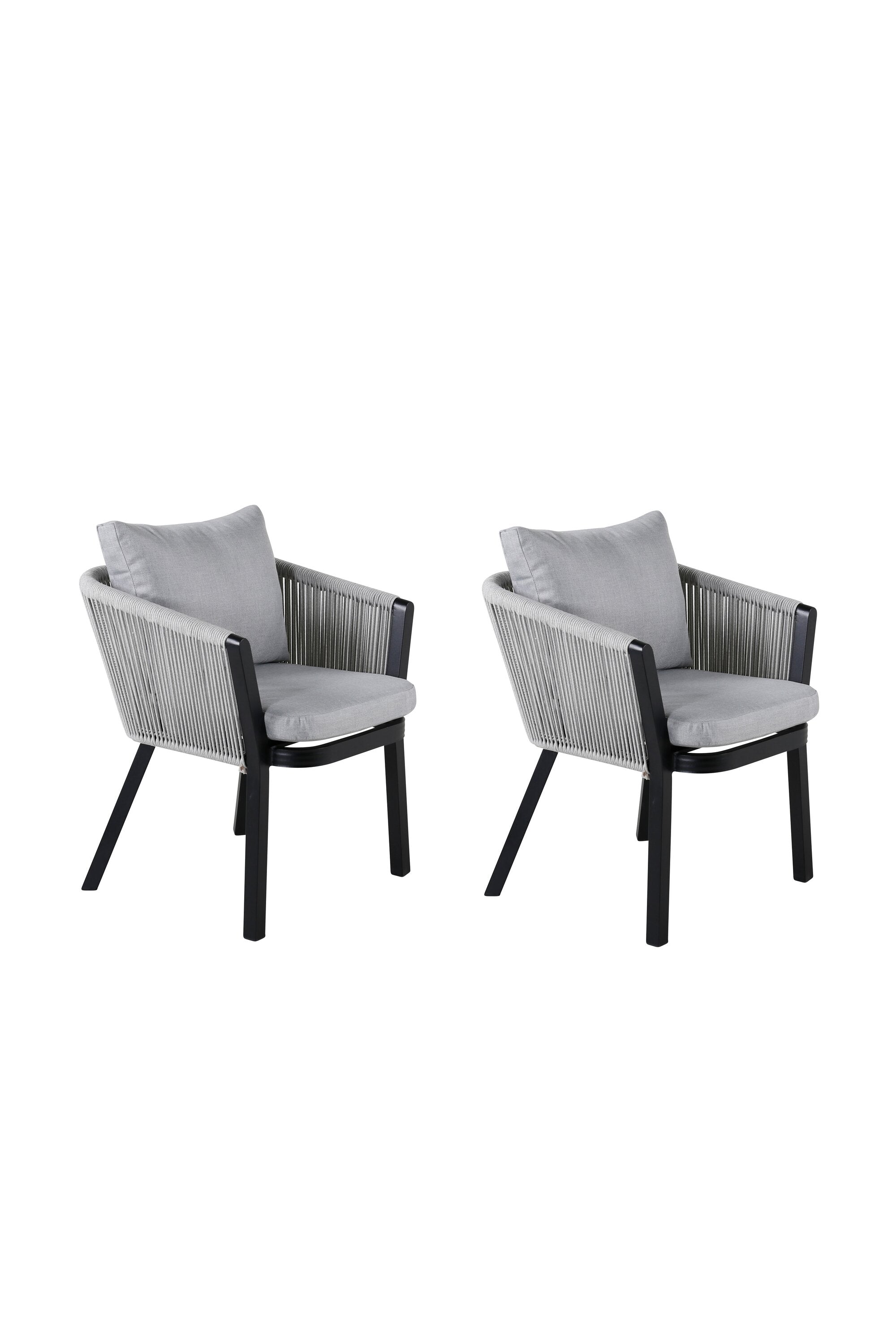 Virya Gartenstuhl in Schwarz präsentiert im Onlineshop von KAQTU Design AG. Gartenstuhl mit Armlehnen ist von Venture Home