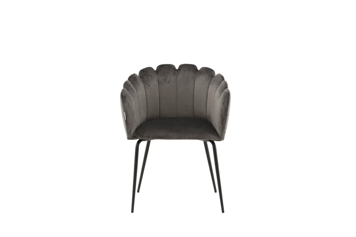 Limhamn Stuhl in Grau präsentiert im Onlineshop von KAQTU Design AG. Schalenstuhl mit Armlehne ist von Furniture Fashion